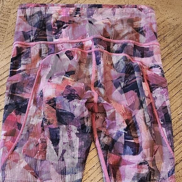 Lululemon size 6 leggings multicolored - Picture 9 of 13